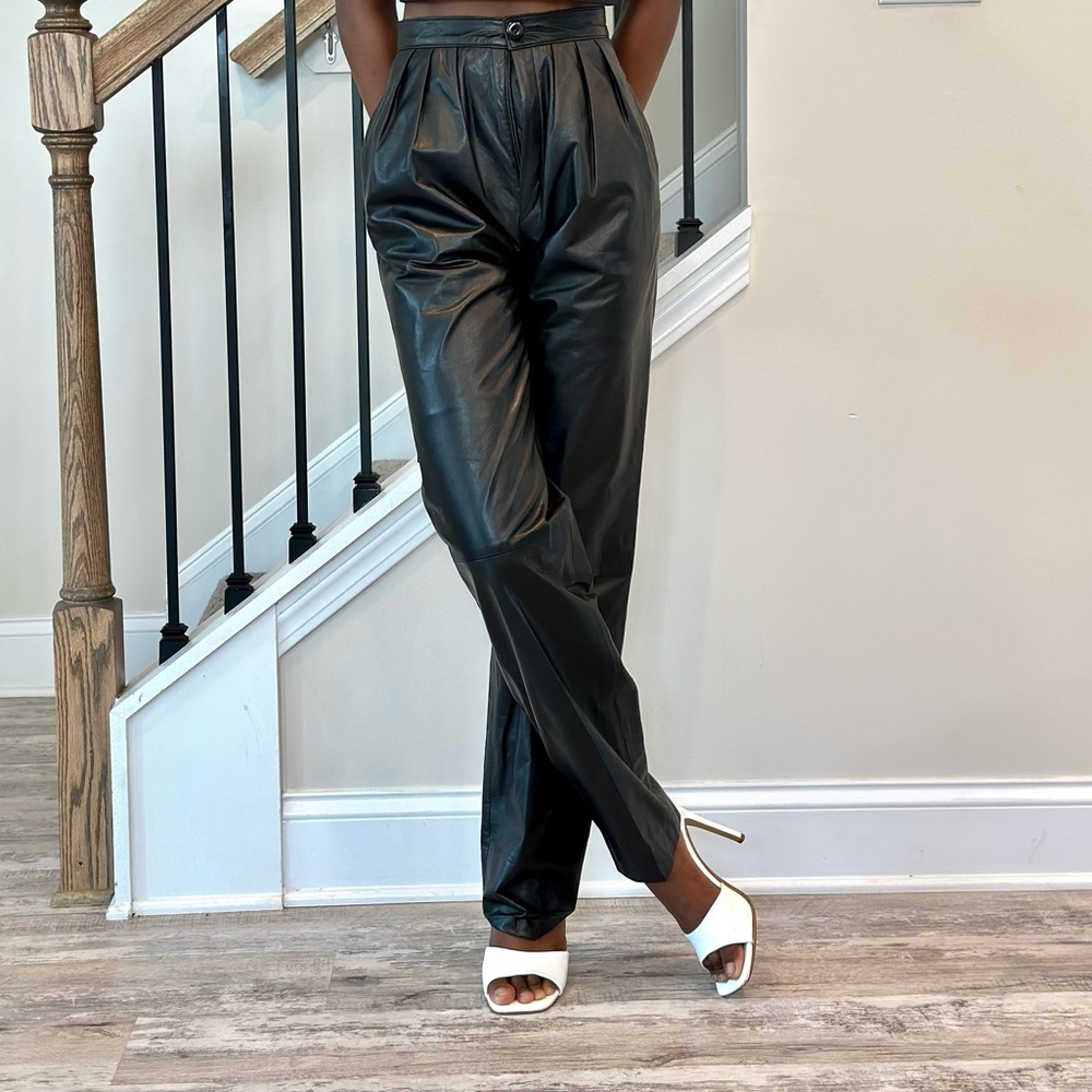 Diamonds LeatherVintage/Y2K Leather Pants
